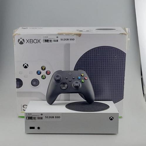 Xbox Series S 512GB SSD Wit Incl: 1 Controller Zwart, Spelcomputers en Games, Spelcomputers | Xbox Series X en S, Zo goed als nieuw