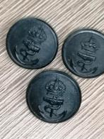 Engelse marine wo2 knopen kunstof, Verzamelen, Militaria | Tweede Wereldoorlog, Ophalen of Verzenden, Marine, Engeland, Kleding of Schoenen