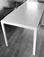 Witte Eetkamertafel - 125x75 cm, Huis en Inrichting, Tafels | Eettafels, Ophalen, Overige materialen, Gebruikt, 100 tot 150 cm