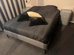 Bedframe met lattenbodem - Zonder matras, Ophalen, Gebruikt, Tweepersoons, 140 cm
