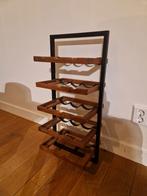 Houten wijnrek voor 15 flessen, Ophalen, 50 tot 75 cm, 15 tot 25 flessen, Zo goed als nieuw
