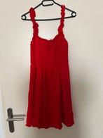Rode Shein jurk maat XL, Kleding | Dames, Jurken, Maat 46/48 (XL) of groter, Ophalen of Verzenden, Zo goed als nieuw, Knielengte