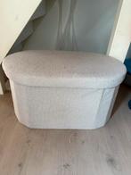 Opberg bankje. Teddy beige opslag opberg bankje, Huis en Inrichting, Ophalen, Minder dan 50 cm, 50 tot 75 cm, Zo goed als nieuw