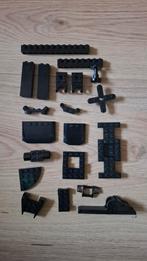 Zwarte Lego Onderdelen - Diverse Stenen, Ophalen of Verzenden, Gebruikt, Losse stenen, Lego