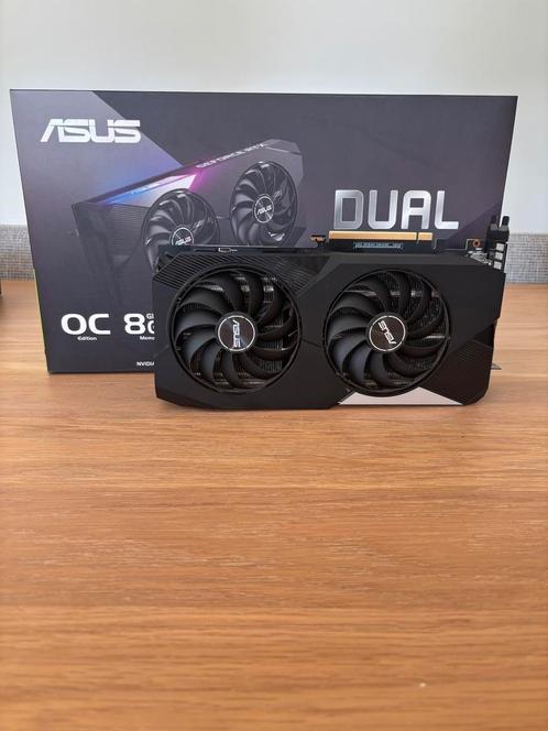 Mooie en krachtige ASUS DUAL geforce RTX 3070, Computers en Software, Videokaarten, Zo goed als nieuw, Nvidia, PCI-Express 4.0