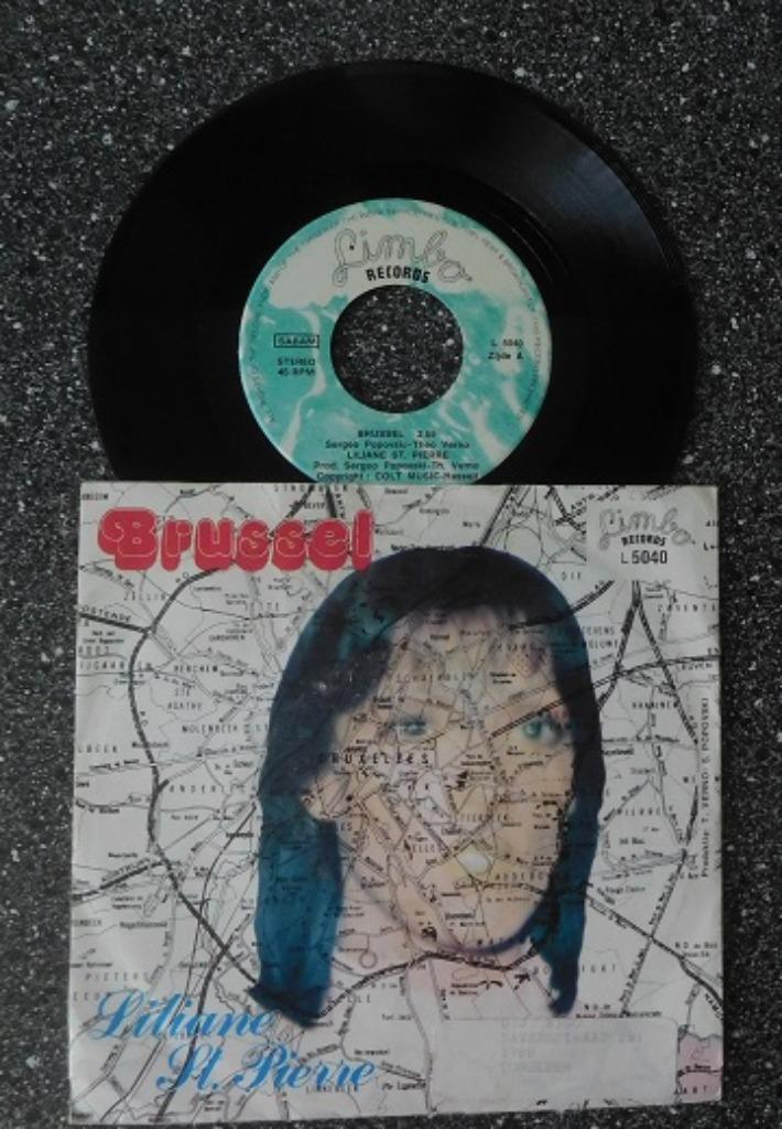 Liliane St. Pierre - Brussel (vanaf € 4,00), Cd's en Dvd's, Vinyl | Nederlandstalig, Zo goed als nieuw, Levenslied of Smartlap