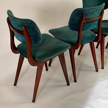 Vintage stoelen 4 stuks 
