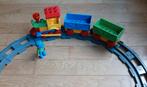 Lego Duplo Trein Met Rails, Ophalen of Verzenden, Zo goed als nieuw, Complete set, Duplo