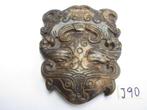 Oude amulet hanger van chinese jade. Draak J90+ #, Ophalen of Verzenden