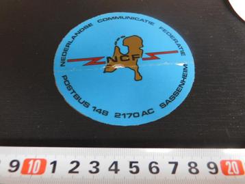 stickers raamsticker NCF Nederlandse communicatie federatie  beschikbaar voor biedingen