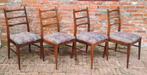 Vier vintage, design stoelen. Jaren 60. Alle 4 voor €80,00, Huis en Inrichting, Stoelen, Ophalen, Vier