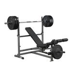 Body-Solid Bench Press incl Barbell, Ophalen, Zo goed als nieuw, Fitnessbank