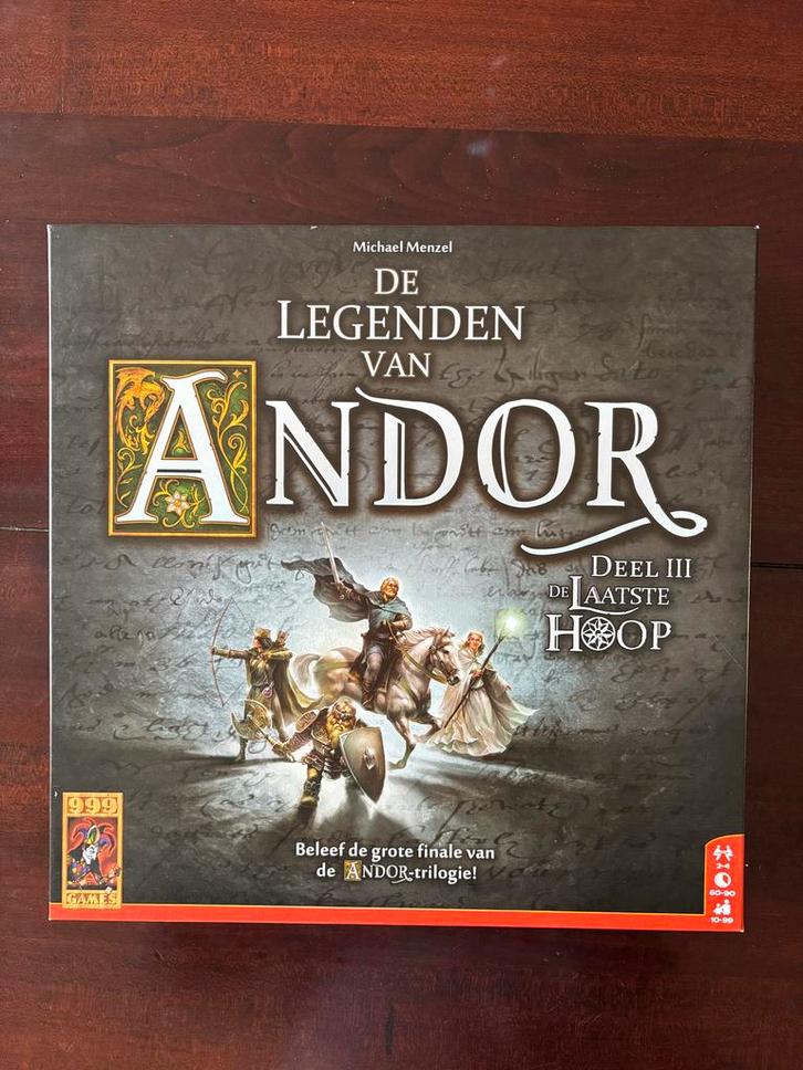 Andor Deel 3: De Laatste Hoop unpunched, Hobby en Vrije tijd, Gezelschapsspellen | Bordspellen, Zo goed als nieuw, Een of twee spelers
