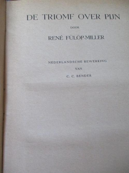 René Fülöp - Miller. "De Triomf over pijn"., Boeken, Wetenschap, Gelezen, Overige wetenschappen, Ophalen of Verzenden