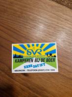 2560 Sticker Kamperen Bij de Boer Stichting Vrije Recreatie, Verzamelen, Ophalen of Verzenden, Zo goed als nieuw