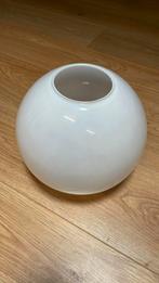 Bloemen vaas, Wit, Ophalen of Verzenden, Minder dan 50 cm, Glas