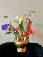 Gouden tulpen vaas, Overige materialen, Overige kleuren, Nieuw, Ophalen of Verzenden