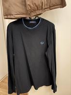 Longsleeve fred perry, Maat 48/50 (M), Zwart, Ophalen of Verzenden, Zo goed als nieuw