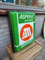 Vintage Aspera Motors Reclame Lichtbak, Ophalen, Gebruikt, ., .