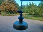 Hanglamp messing Mancave Kroeglamp, Ophalen, Gebruikt, Hout, Minder dan 50 cm