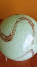 Vintage Thabur lamp, plafond lamp, Art Deco style, Gebruikt, Vintage, Ophalen of Verzenden, Glas