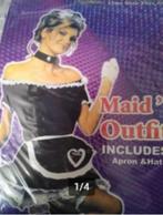 Dienstmeisje aanvulsetje one size, Kleding | Dames, Carnavalskleding en Feestkleding, Ophalen of Verzenden, Nieuw, Maat 42/44 (L)