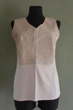 Stills top L poeder roze leer, Kleding | Dames, Maat 42/44 (L), Ophalen of Verzenden, Zo goed als nieuw, Roze