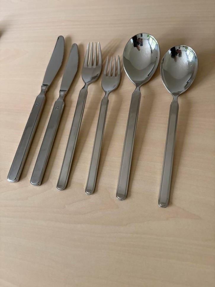 Bestekset 6 persoons - 39 delig, Huis en Inrichting, Keuken | Bestek, Gebruikt, Bestekset, Vaatwasserbestendig, Ophalen of Verzenden
