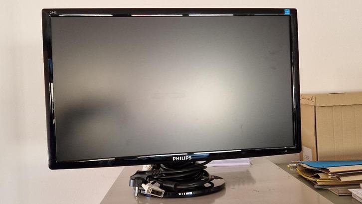 Zeer Nette 24 Inch Philips 244E Alle aansluitingen ook Hdmi, Computers en Software, Monitoren, Gebruikt, 60 Hz of minder, DVI
