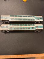 Set van 2 DB Treinwagons, Overige merken, Gebruikt, Gelijkstroom of Wisselstroom, Wagon