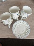 Theeservies met blauwe bloemen, Antiek en Kunst, Ophalen of Verzenden