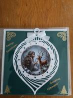 Kerstkaartje met kerstbal met elfje en hertje no. 395, Ophalen of Verzenden, Nieuw, Kerst
