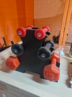 paar kleine gewichtjes met rekje, Ophalen of Verzenden, Gebruikt