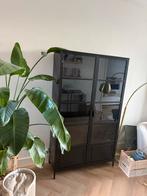 WOOOD Metalen Vitrinekast met Glas, 100 tot 150 cm, Ophalen of Verzenden, Zo goed als nieuw, Metaal