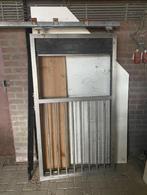 stalschuifdeur rvs, Ophalen, 80 tot 100 cm, Binnendeur, Minder dan 200 cm