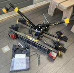 Spinder HAWK kantelbare fietsendrager, Ophalen, 2 fietsen, Gebruikt, Trekhaakdrager