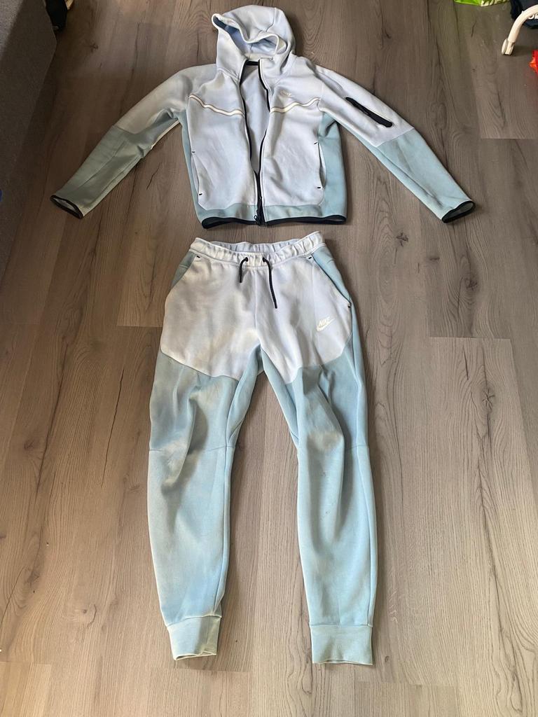 Lichtblauwe nike tech zgan maat s, Ophalen of Verzenden, Zo goed als nieuw, Blauw, Algemeen