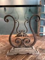 Glazen Tafel met Sierlijke Poten, Antiek en Kunst, Ophalen of Verzenden