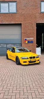 BMW E46 330i turbo. 500pk 600nm, Auto's, Te koop, Benzine, Stof, Zwart