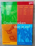 Onderzoeken doe je zo! - Nel Verhoeven, Ophalen of Verzenden, Gelezen, MBO, Nel Verhoeven