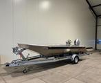 Nieuwe zelflozende aluminium boot 6 meter 60pk, Watersport en Boten, Nieuw, 6 meter of meer, Benzine, Buitenboordmotor