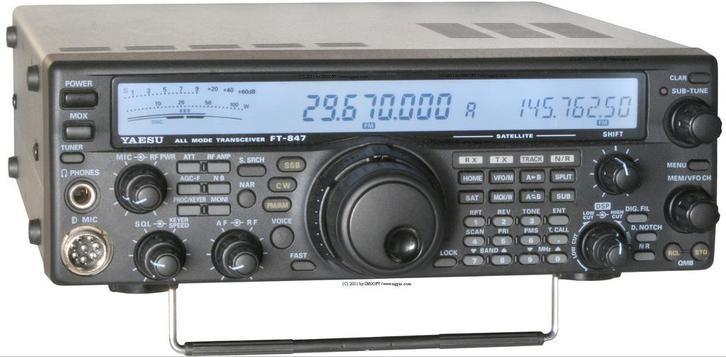 Yaesu ft847, Telecommunicatie, Zenders en Ontvangers, Zo goed als nieuw, Zender en Ontvanger, Ophalen of Verzenden