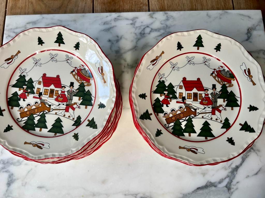 ≥ Mason's Christmas Village 1983 Kerstservies — Keuken | Servies
