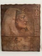 2 stenen platen Nefertari en Ranses de 2e, Ophalen of Verzenden