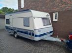 Fendt 470 Platin TFB caravan, Caravans en Kamperen, Rondzit, Frans bed, Particulier, Luifel