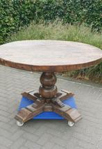 Kloostertafel, eiken, dia 125 cm x h 77 cm, rustiek, Antiek en Kunst, Antiek | Meubels | Tafels, Ophalen