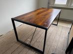 Keukentafel, eettafel, hout, Huis en Inrichting, Tafels | Eettafels, Ophalen, Gebruikt, Vier personen, Rechthoekig