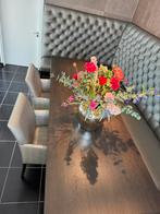 Complete luxe eethoek tafel/bank/4 stoelen merk DIEZ, Huis en Inrichting, Ophalen, Zo goed als nieuw, Modern, 4 tot 6 stoelen