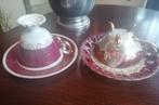 Porcelijnen kop en schotels in zeer nette staat, Antiek en Kunst, Antiek | Servies compleet, Ophalen of Verzenden