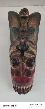 masker uit  Indonesië., Antiek en Kunst, Kunst | Niet-Westerse kunst, Ophalen of Verzenden